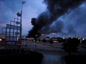 Feuer im Ostseepark